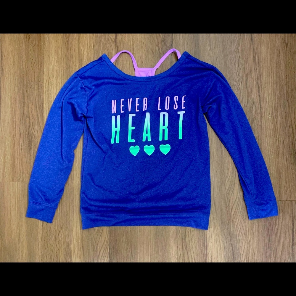 Xersion-girls size 7/8 top/shirt, purple